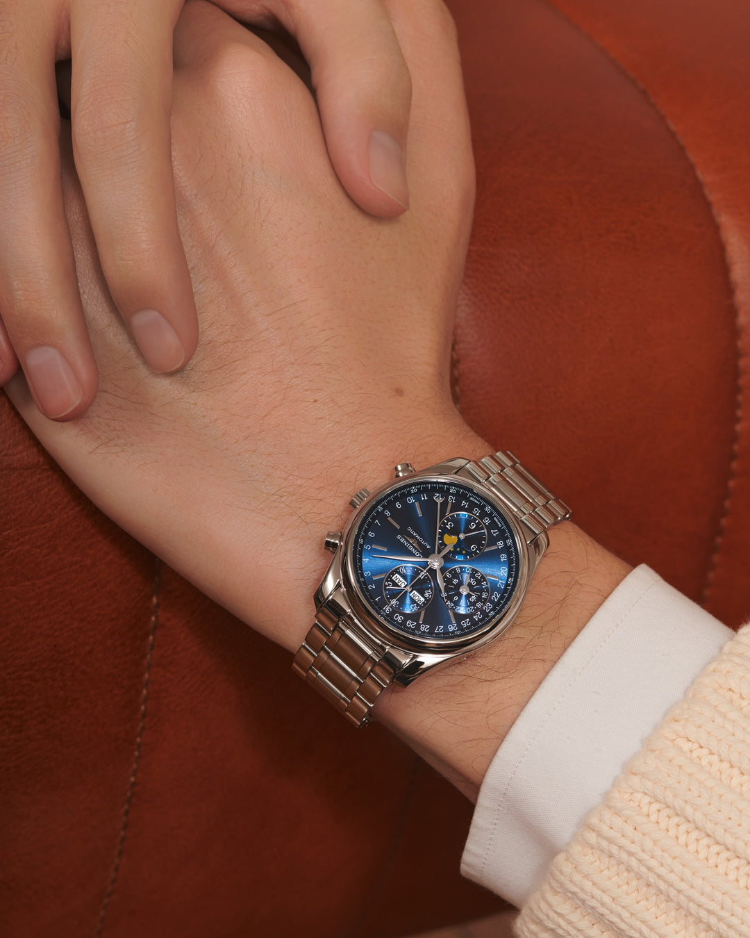 LONGINES – THE LONGINES MASTER COLLECTION CHRONO MOONPHASE – L2.673.4.92.6