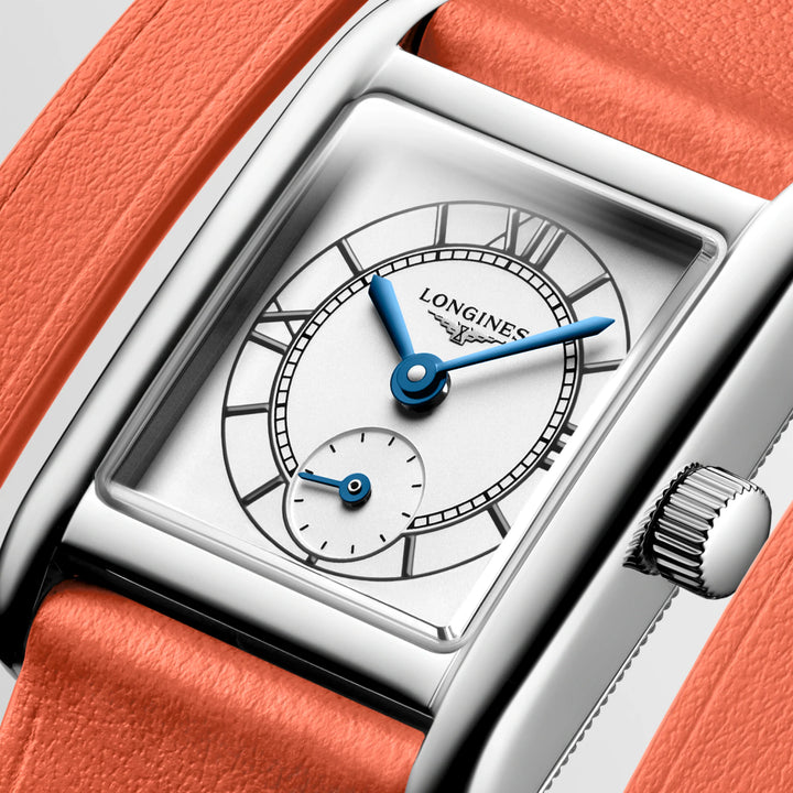 Longines Mini Dolcevita Uhr 21,50 x 29,00 Silber Quarzstahl L5.200.4.71.0