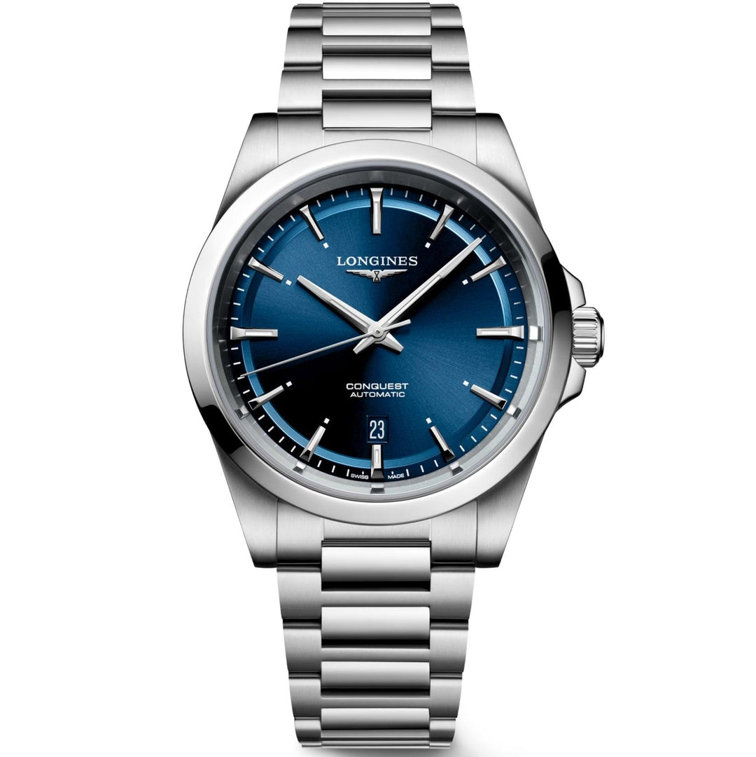 Longines orologio Conquest 2023 41mm blu automatico acciaio L3.830.4.92.6 - Capodagli 1937