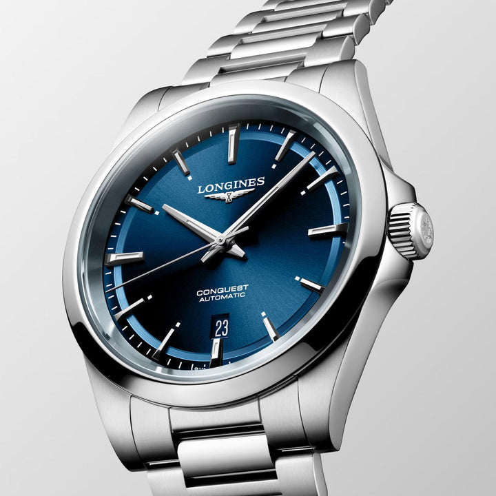Longines orologio Conquest 2023 41mm blu automatico acciaio L3.830.4.92.6 - Capodagli 1937