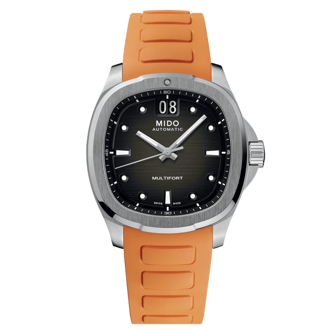 Mido orologio Multifort TV Big Date 40mm grigio acciaio automatico M049.526.17.081.00 - Capodagli 1937