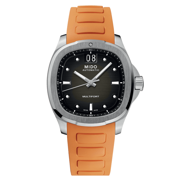 Mido orologio Multifort TV Big Date 40mm grigio acciaio automatico M049.526.17.081.00 - Capodagli 1937