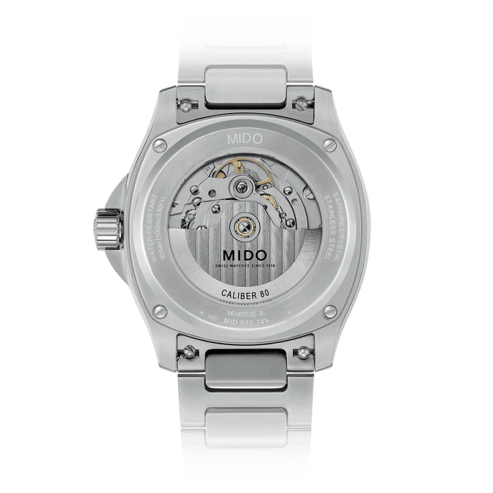 Mido orologio Multifort TV Big Date 40mm verde acciaio automatico M049.526.11.091.00 - Capodagli 1937