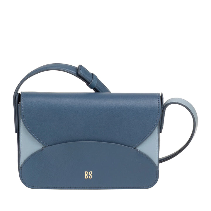 DUDU Mini Borsa a Tracolla Donna in Pelle - Borsa Donna Piccola Elegante Crossbody con Tracolla Regolabile, Compatta, Envelope
