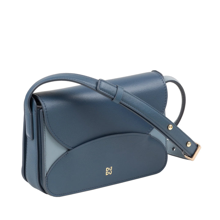 DUDU Mini Borsa a Tracolla Donna in Pelle - Borsa Donna Piccola Elegante Crossbody con Tracolla Regolabile, Compatta, Envelope