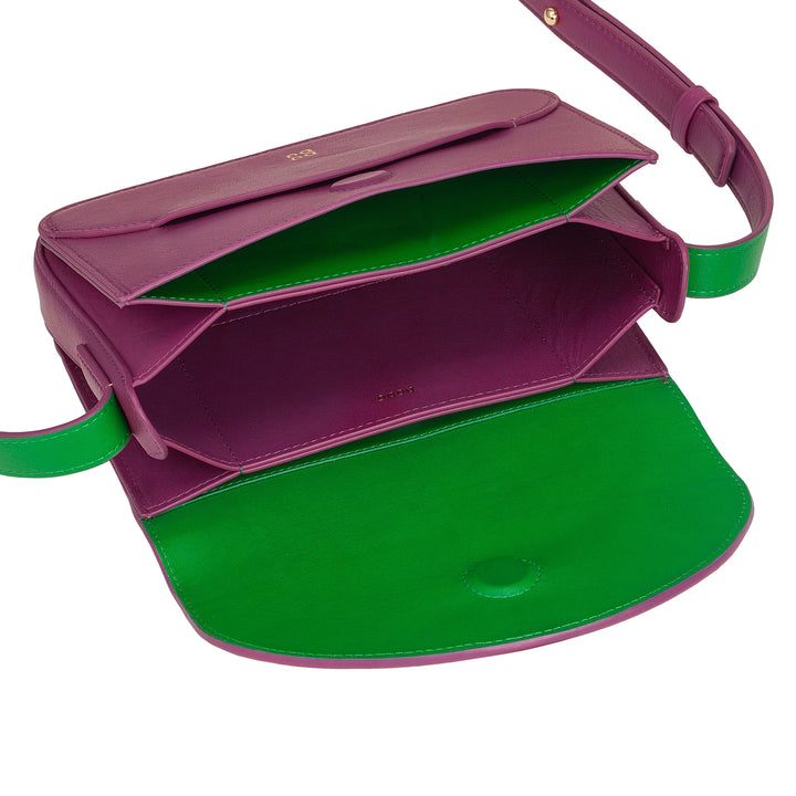 DUDU Mini Borsa a Tracolla Donna in Pelle - Borsa Donna Piccola Elegante Crossbody con Tracolla Regolabile, Compatta, Envelope