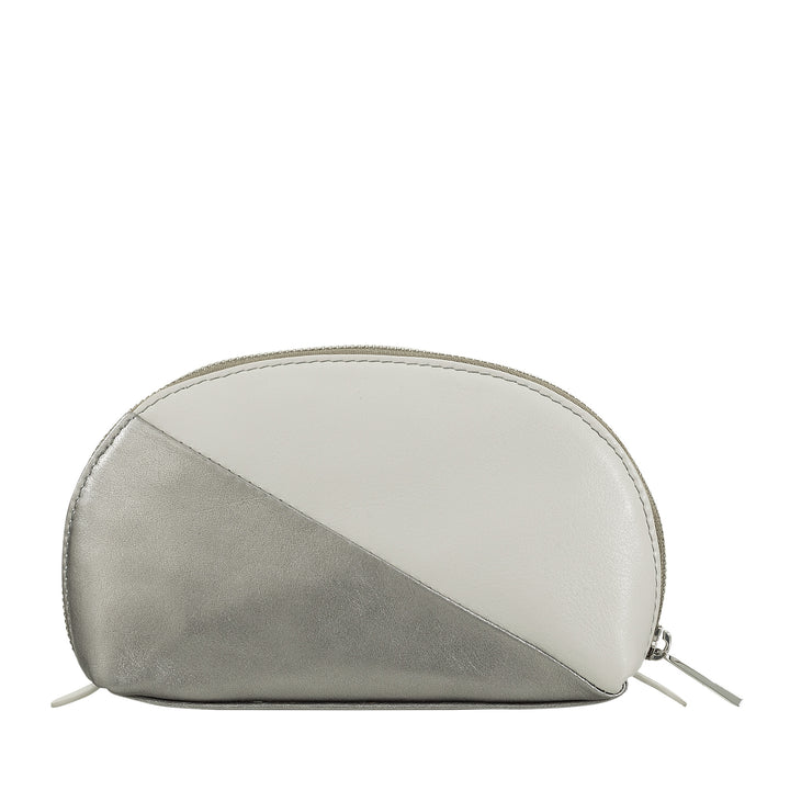 DUDU Mini Pochette per Borsa in Pelle, Astuccio Porta Trucchi da Viaggio, Piccola Trousse con Cerniera da Borsetta, Design Colorato