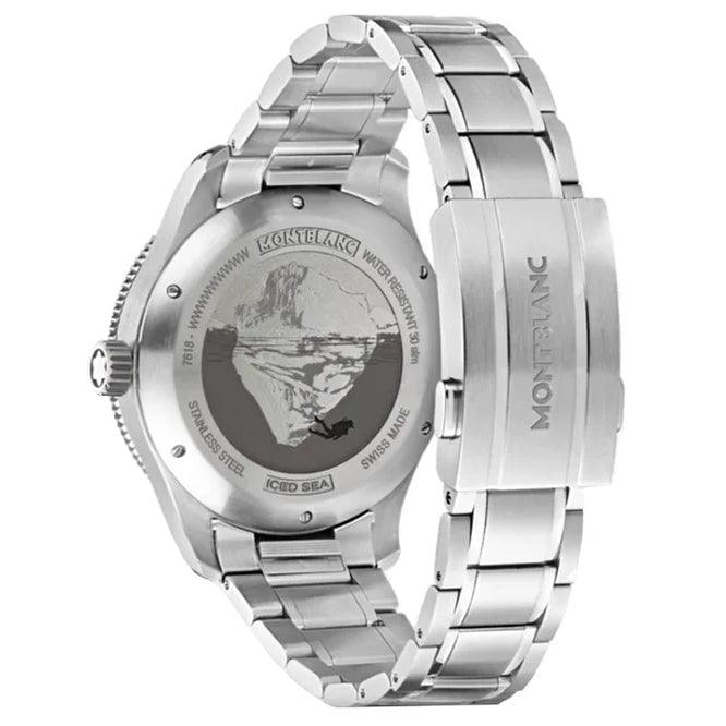 Montblanc orologio Iced Sea Date 41mm bordeaux automatico acciaio 132291 - Capodagli 1937