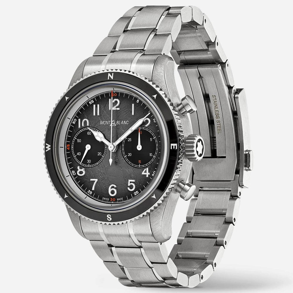 Montblanc orologio Montblanc 1858 Automatic Chronograph 0 Oxygen The 8000 42mm grigio automatico acciaio 130983 - Capodagli 1937