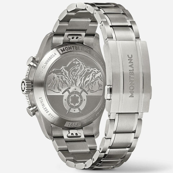 Montblanc orologio Montblanc 1858 Automatic Chronograph 0 Oxygen The 8000 42mm grigio automatico acciaio 130983 - Capodagli 1937