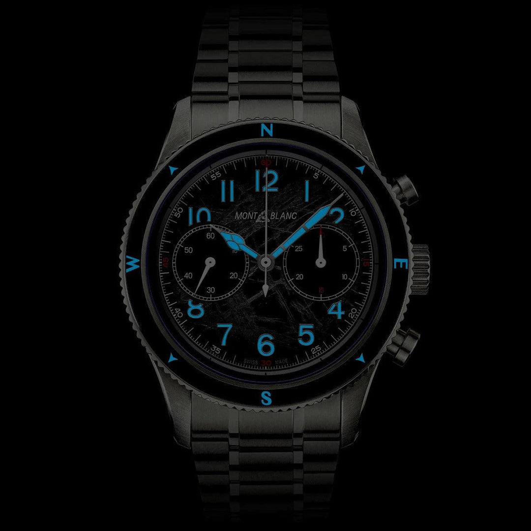 Montblanc orologio Montblanc 1858 Automatic Chronograph 0 Oxygen The 8000 42mm grigio automatico acciaio 130983 - Capodagli 1937