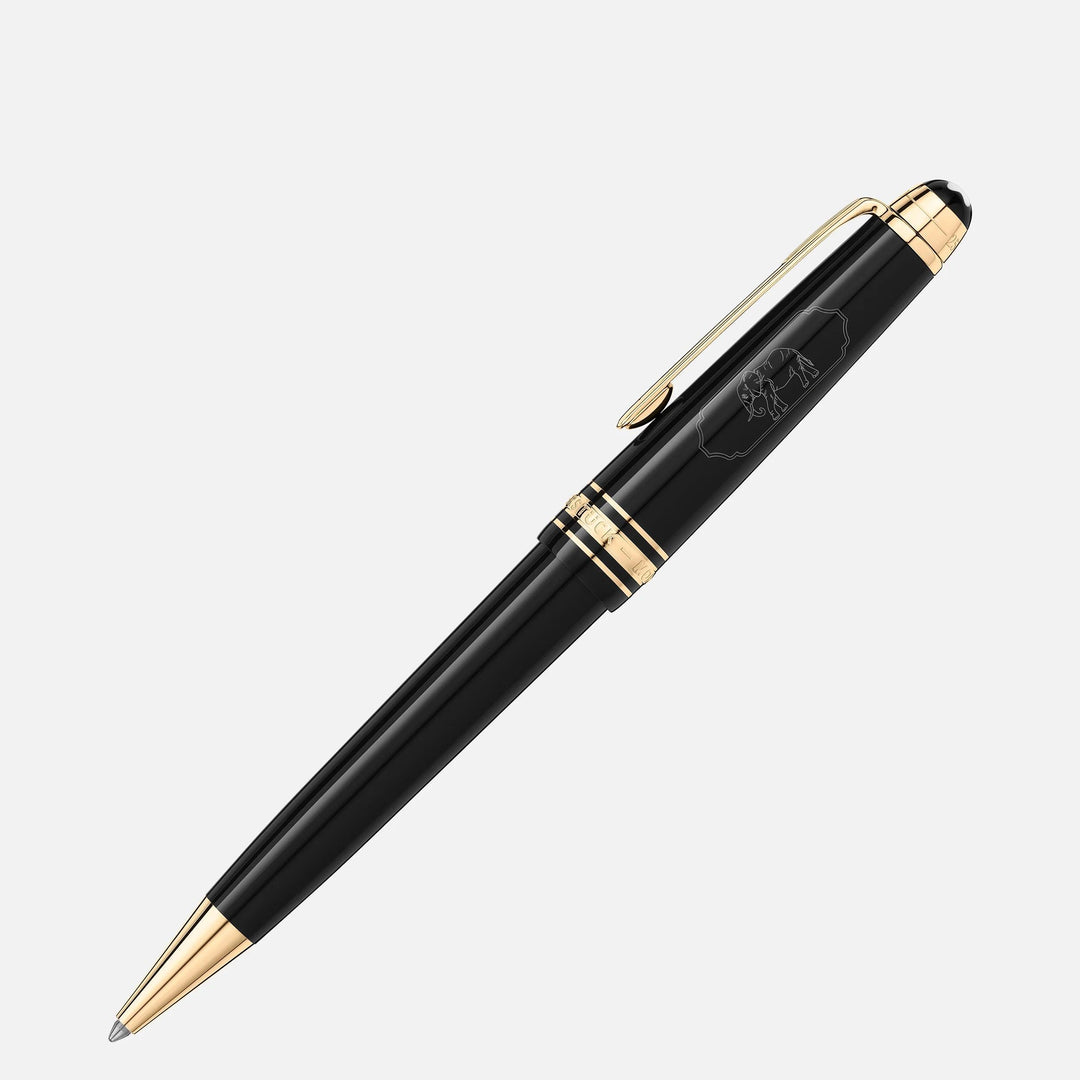 Montblanc penna a sfera Midsize Meisterstück Around the World in 80 Days grigio scuro 128380 - Capodagli 1937