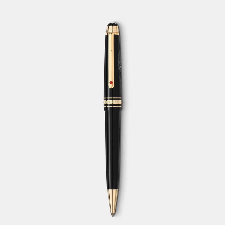 Montblanc penna a sfera Midsize Meisterstück Around the World in 80 Days grigio scuro 128380 - Capodagli 1937