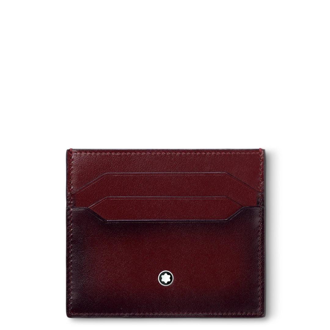 Montblanc porta carte di credito 6 scomparti Meisterstück bordeaux 131685 - Capodagli 1937