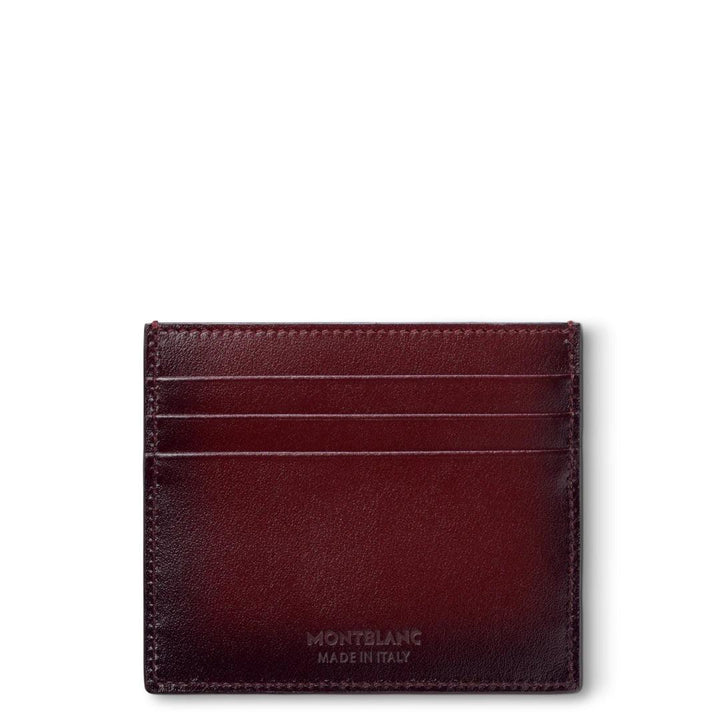 Montblanc porta carte di credito 6 scomparti Meisterstück bordeaux 131685 - Capodagli 1937