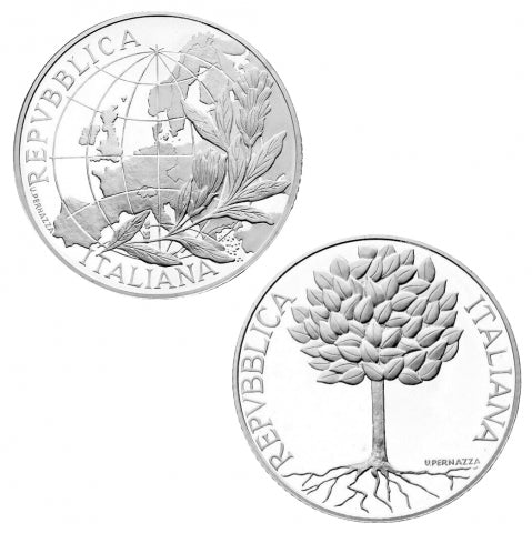 Monete in argento 5€ 10€ L&