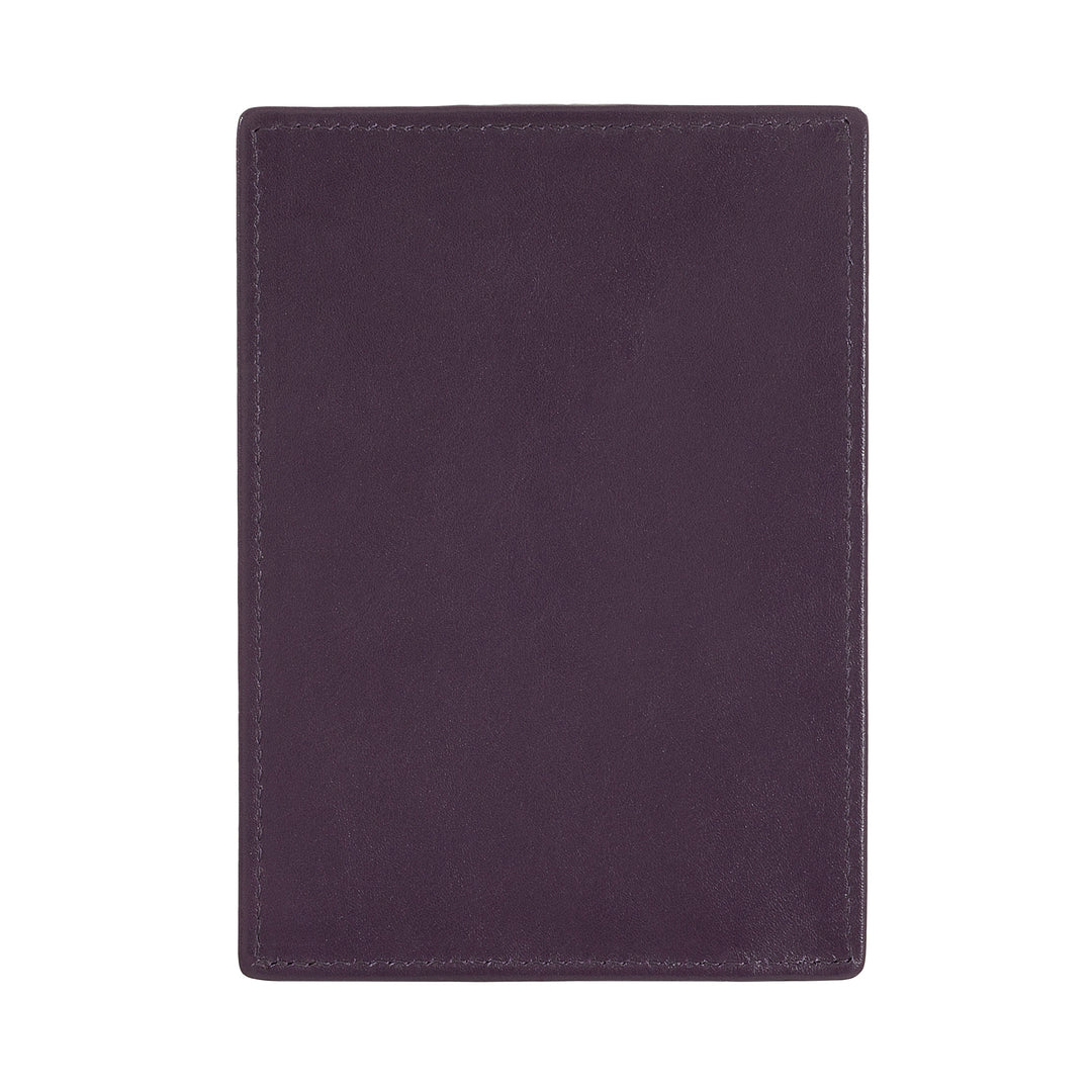 DUDU Porta Carte di Credito in Pelle Multicolore Sottile Slim Uomo Donna con 9 Slot e Chiusura di Sicurezza