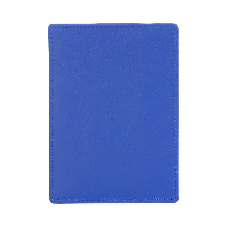 DUDU Porta Carte di Credito in Pelle Multicolore Sottile Slim Uomo Donna con 9 Slot e Chiusura di Sicurezza