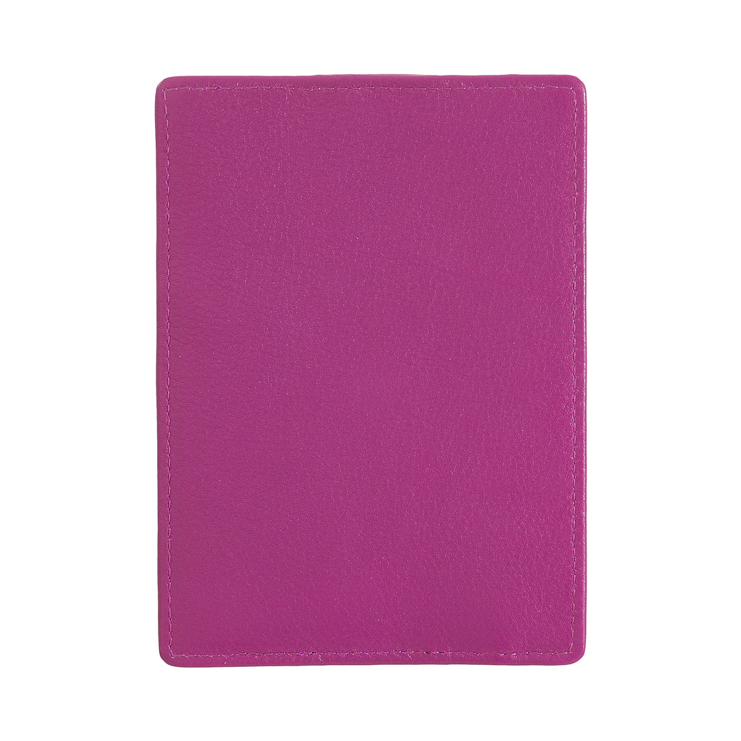 DUDU Porta Carte di Credito in Pelle Multicolore Sottile Slim Uomo Donna con 9 Slot e Chiusura di Sicurezza