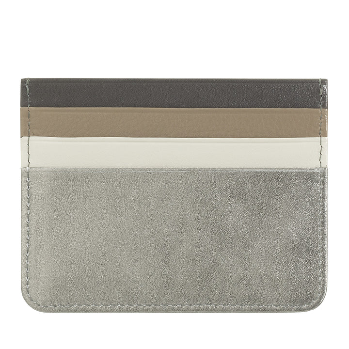 Porta carte di credito colorato in pelle Nappa 6 tasche DUDU