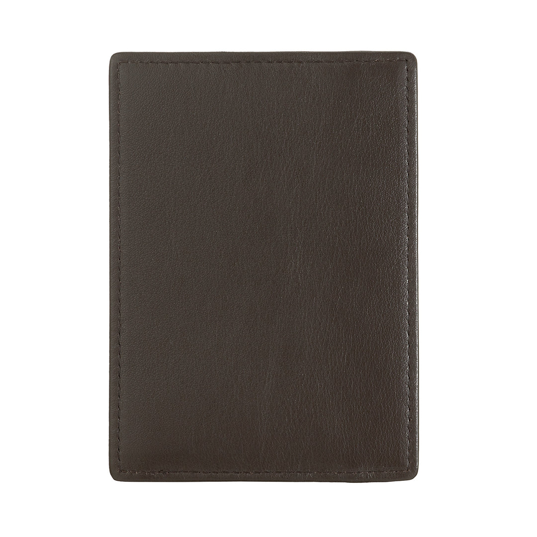 DUDU Porta Carte di Credito in Pelle Multicolore Sottile Slim Uomo Donna con 9 Slot e Chiusura di Sicurezza