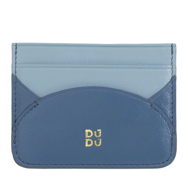 DUDU Porta Carte di Credito Sottile in Morbida Pelle - Porta Tessere, Porta Documenti, Piatto da Taschino, Design Slim