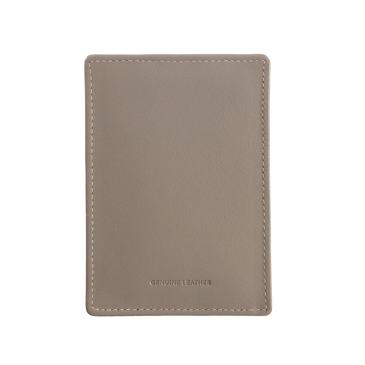 Nuvola Pelle Porta Carte di Credito Uomo Slim Ultrasottile in Pelle Nappa con Chiusura a Bottone
