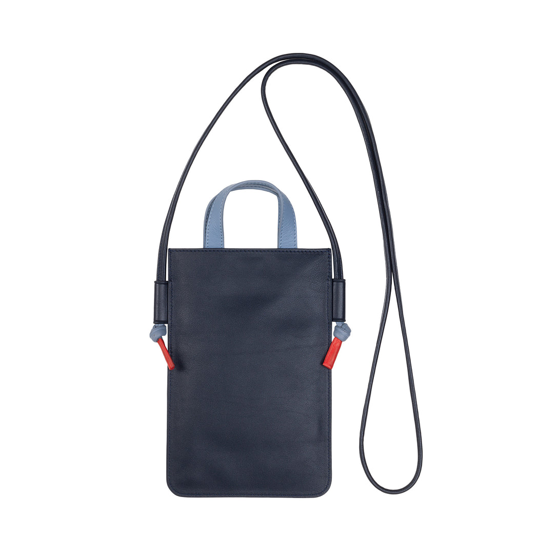 DUDU Borsa a Tracolla per Cellulare in Vera Pelle, Porta Smartphone da Collo da Spalla Elegante, Borsettina per Telefono Colorata