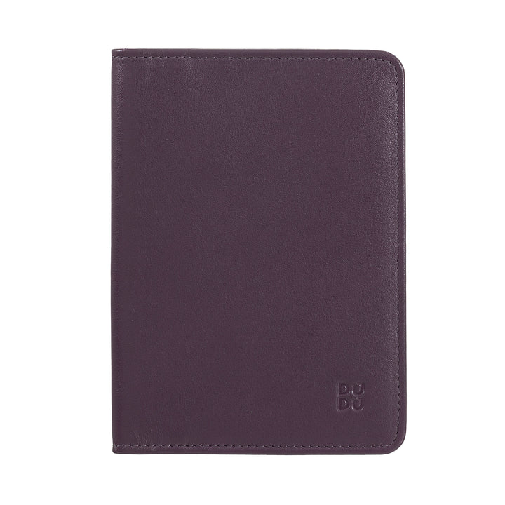 DUDU Custodia Porta Passaporto in Pelle da Viaggio con Protezione RFID e Porta Carte di Credito