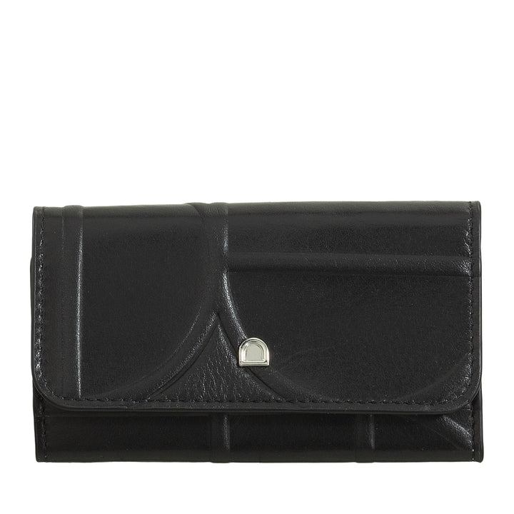 DUDU Portachiavi in Pelle con 6 Ganci, Astuccio Borsellino Portachiavi Uomo Donna – Elegante, Pratico e Compatto per Organizzare le Chiavi