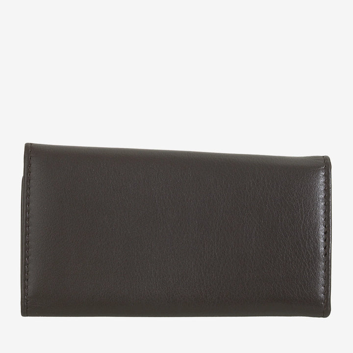 DUDU Portachiavi Classico in Vera Pelle Uomo Donna Multicolore a 6 Ganci