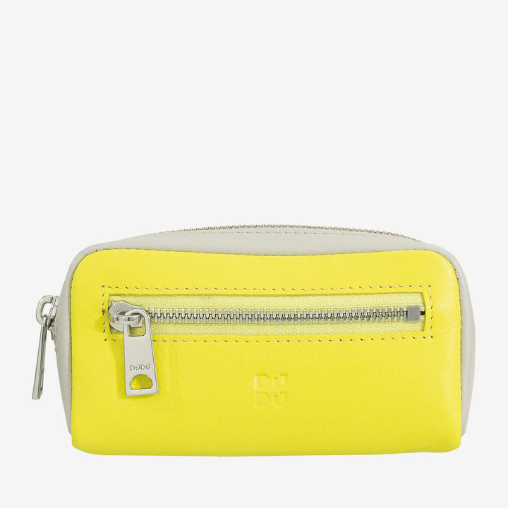 Portachiavi unisex colorato in vera pelle vitello firmato DUDU