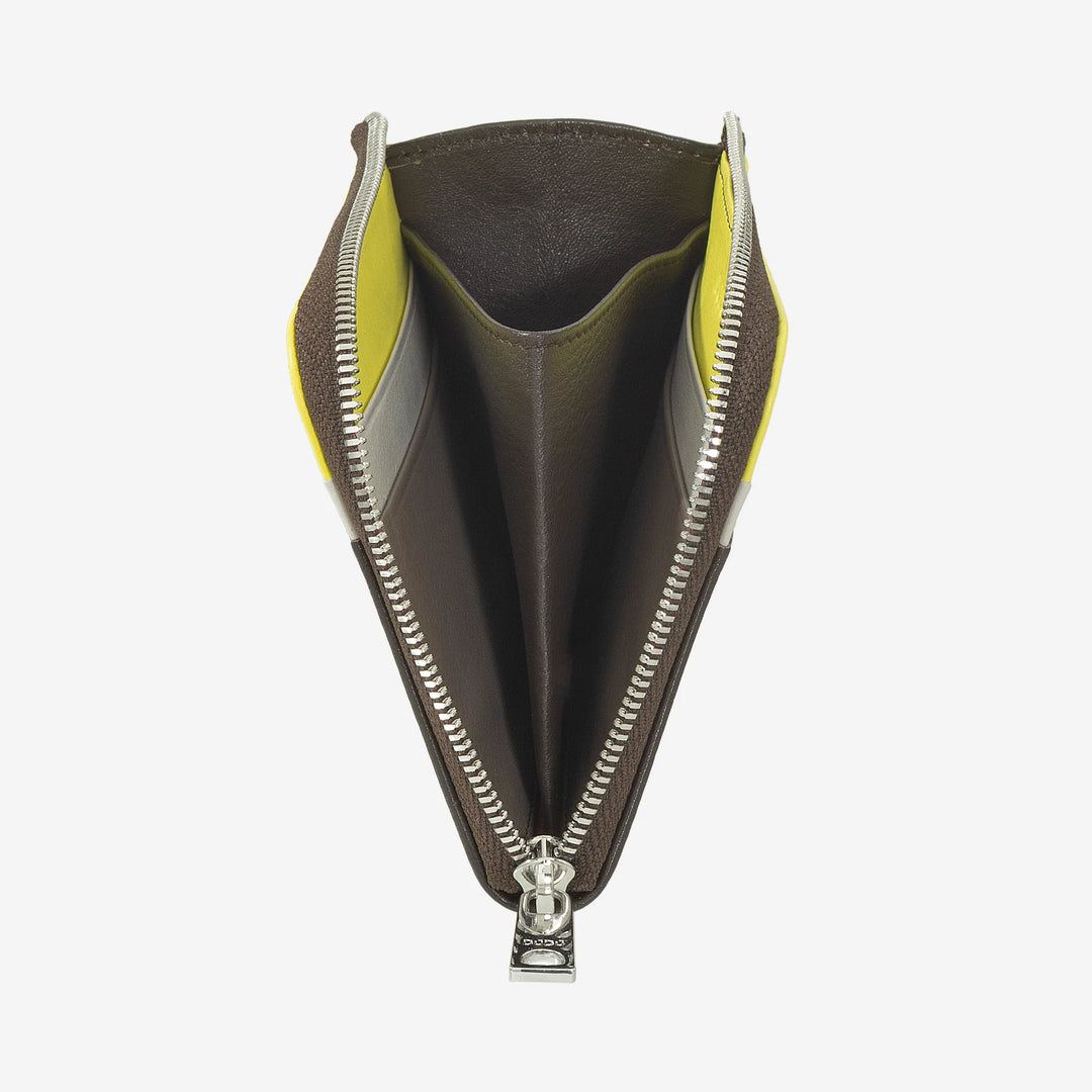 DUDU Portafoglio Uomo in Pelle con Cerniera, Portafogli Donna Piccolo Compatto, Zip Esterna, Porta Monete e Carte Tessere