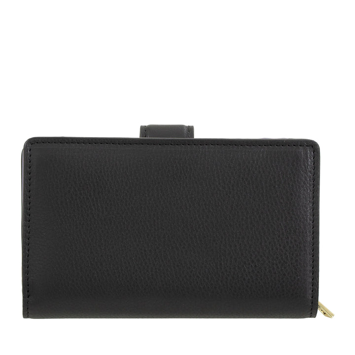 DUDU Portafoglio Donna in Pelle con Portamonete con Zip e Porta Carte - Portafogli Donna Elegante e Funzionale per Tessere, Banconote e Monete