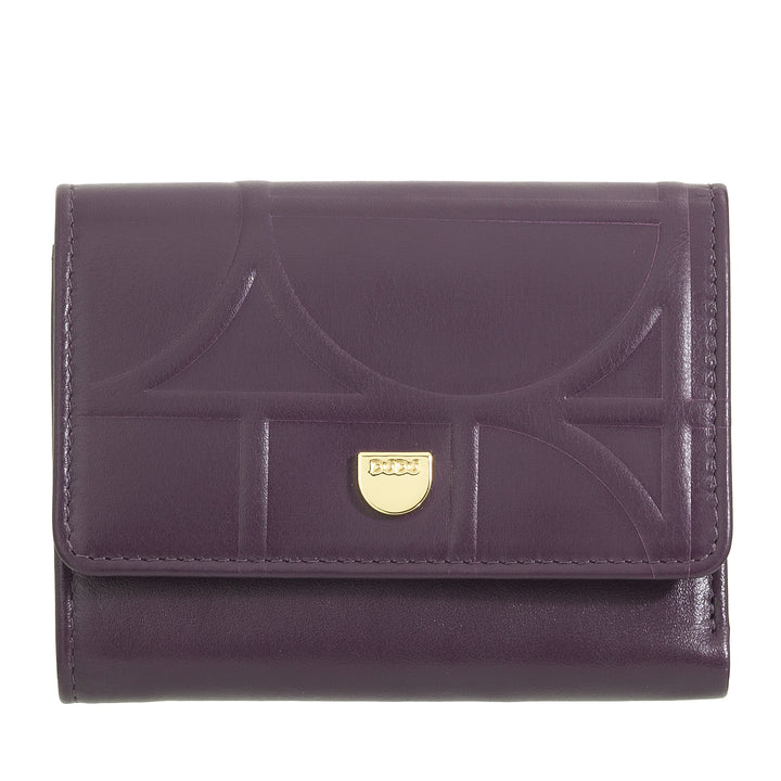 DUDU Portafoglio Donna Piccolo RFID in Vera Pelle Stampata, Portafogli con Tasca a Cerniera – Elegante, Compatto da Borsetta, Perfetto per Carte e Monete