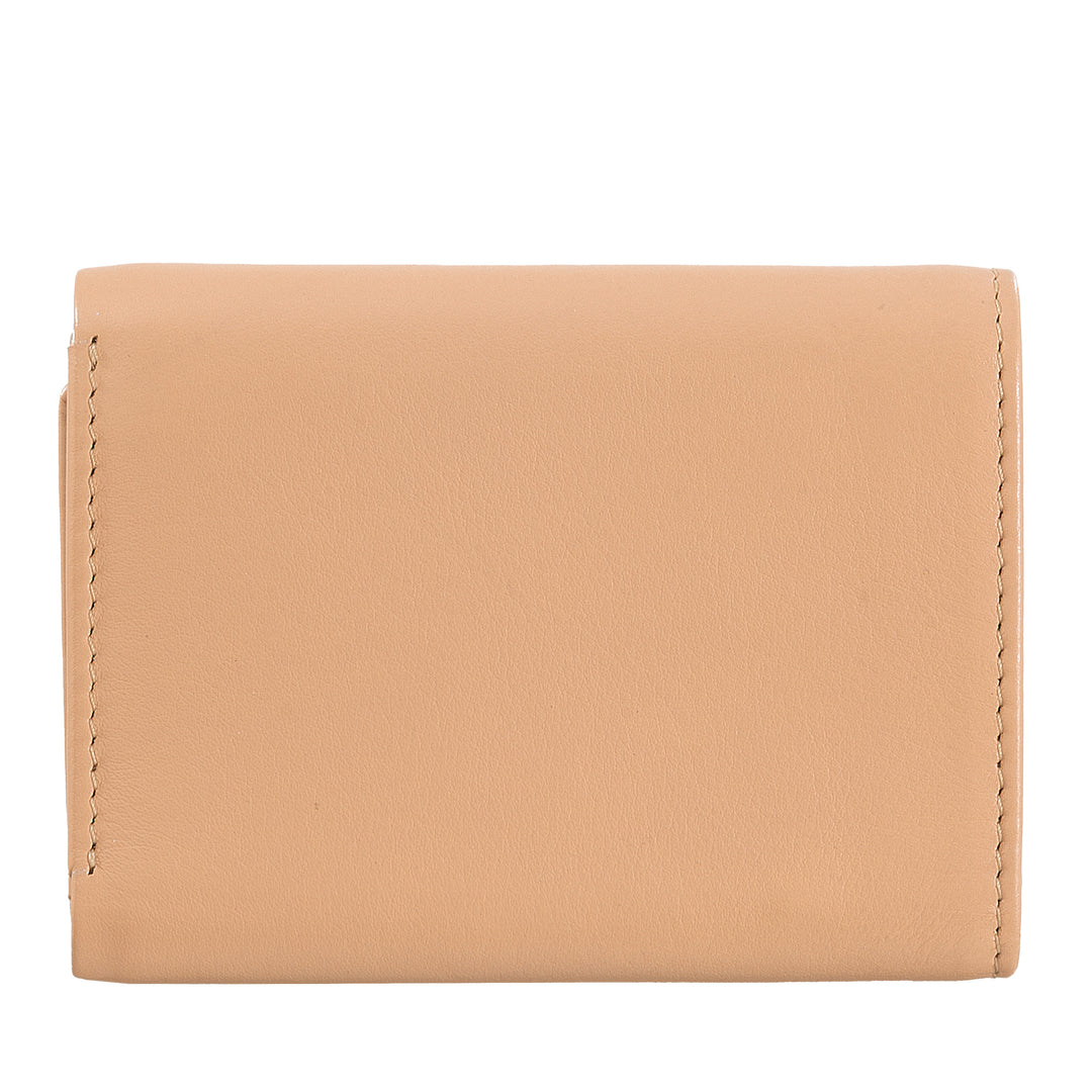 DUDU Portafoglio Uomo Piccolo in Pelle, Portafogli Donna, Design Compatto con Portamonete Porta Banconote e Carte