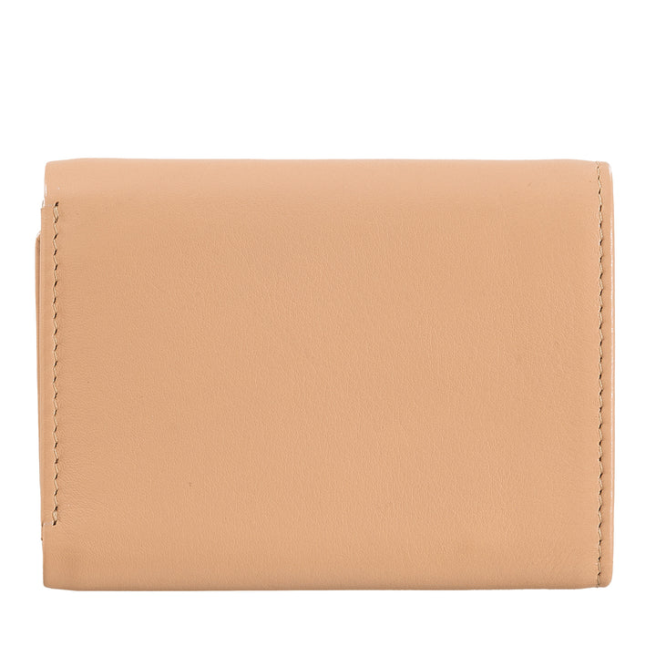 DUDU Portafoglio Uomo Piccolo in Pelle, Portafogli Donna, Design Compatto con Portamonete Porta Banconote e Carte