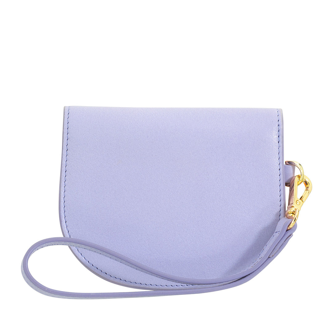 DUDU Portafoglio da Polso Donna in Pelle, Portafoglio Piccolo Colorato Portamonete Banconote Tessere con Laccetto