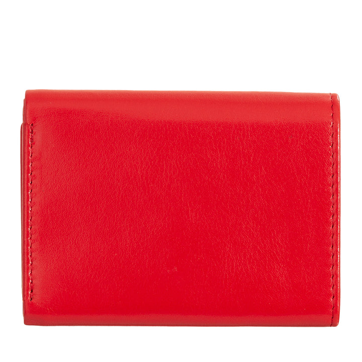 DUDU Portafoglio Uomo Piccolo in Pelle, Portafogli Donna, Design Compatto con Portamonete Porta Banconote e Carte