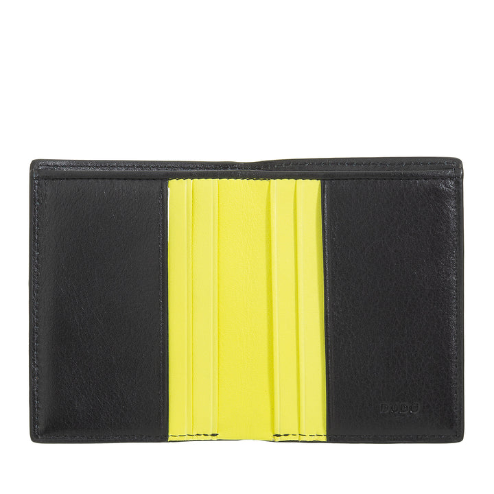 DUDU Portafoglio Piccolo Uomo Donna in Pelle – Portafoglio Tascabile Compatto e Minimal, Elegante con Scomparti per Carte e Banconote
