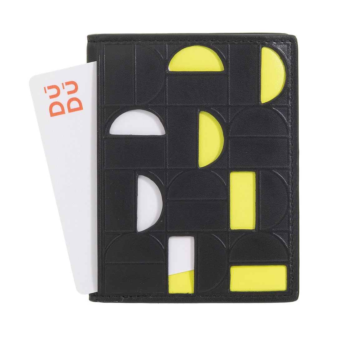 DUDU Portafoglio Piccolo Uomo Donna in Pelle – Portafoglio Tascabile Compatto e Minimal, Elegante con Scomparti per Carte e Banconote