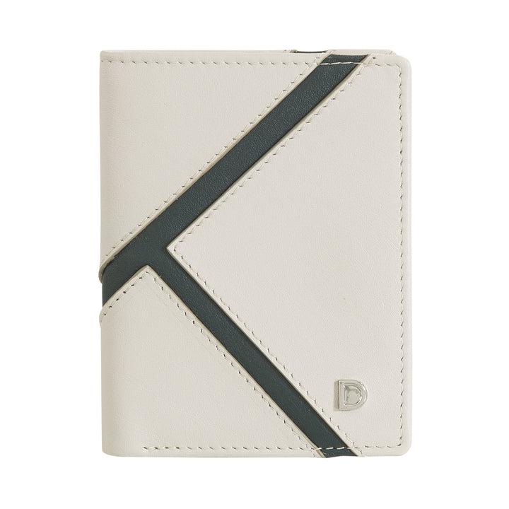 DUDU Portafoglio Uomo Piccolo Slim in Vera Pelle – Design Tennis con Tasche Porta Carte e Banconote – Compatto e Originale