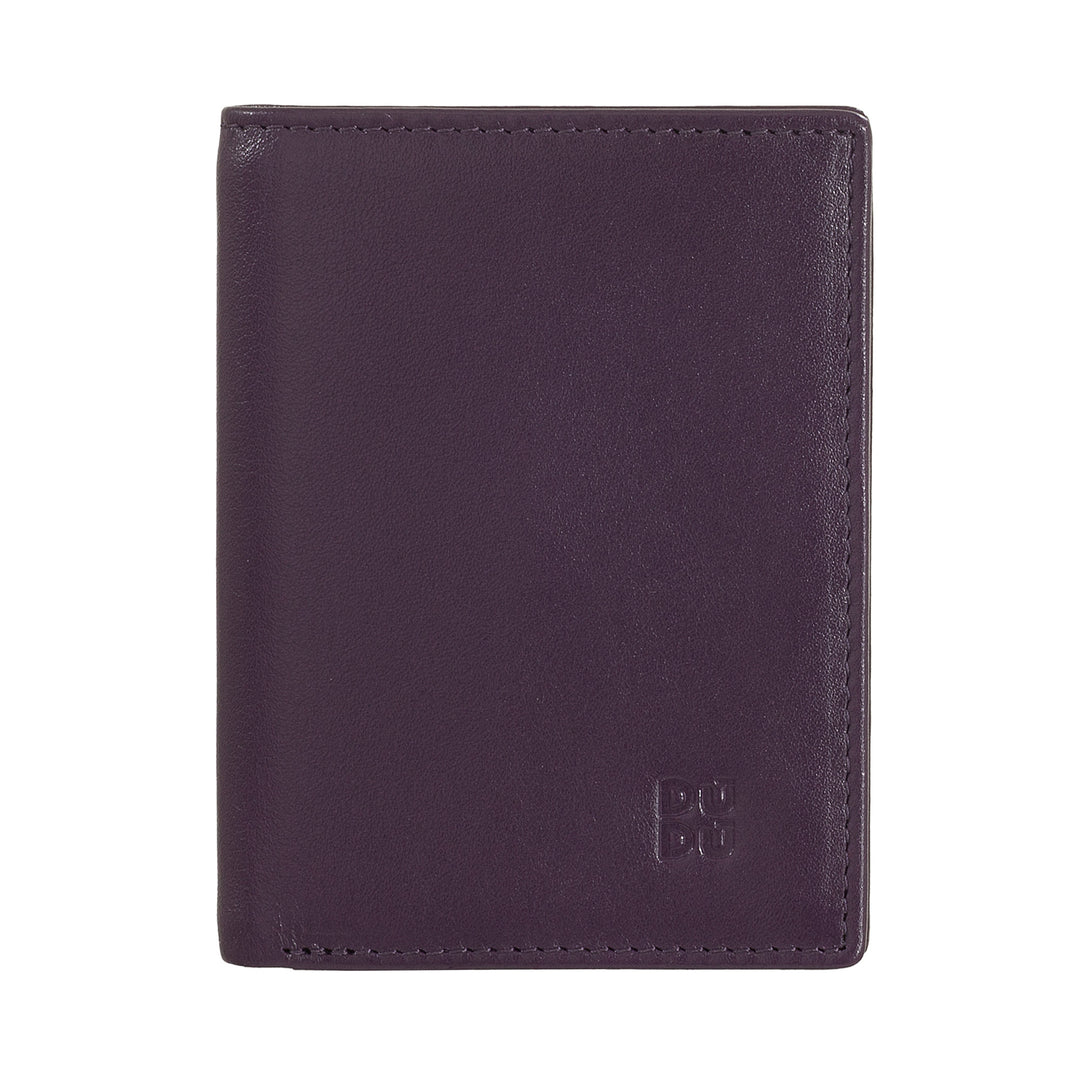 DUDU Portafoglio Uomo in Pelle, Portafoglio Uomo Slim con Porta Carte di Credito, Porta Banconote Contanti, Piccolo e Compatto, con Protezione RFID