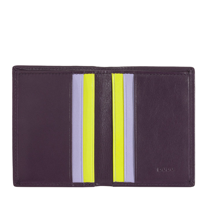 DUDU Portafoglio Uomo in Pelle, Portafoglio Uomo Slim con Porta Carte di Credito, Porta Banconote Contanti, Piccolo e Compatto, con Protezione RFID