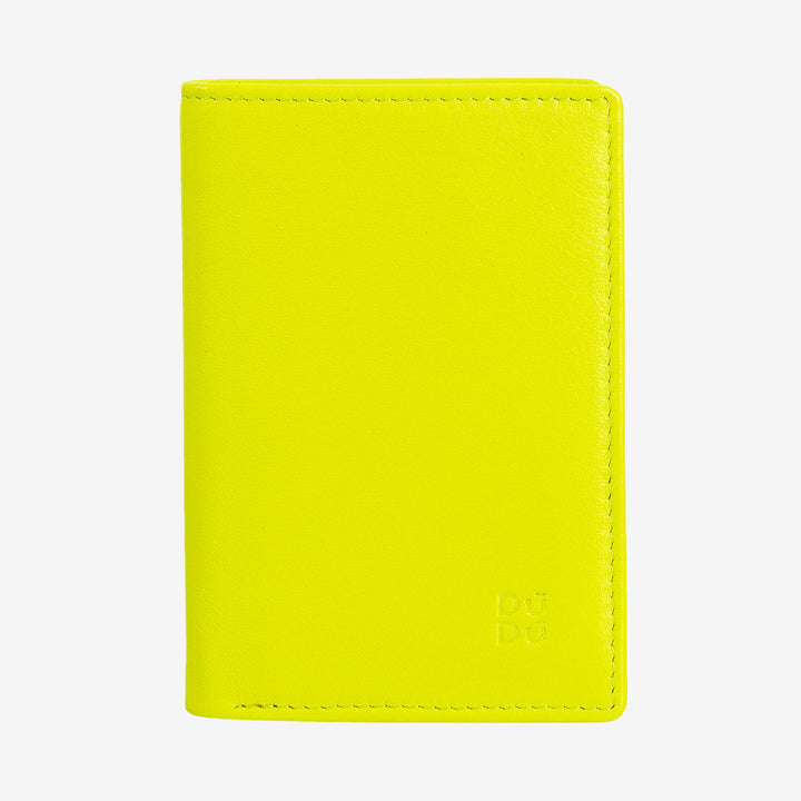 DUDU Portafoglio Uomo in Pelle Piccolo, Portafoglio Uomo Slim Compatto con Porta Carte di Credito, Porta Banconote Contanti, Zip Portamonete, con Protezione RFID