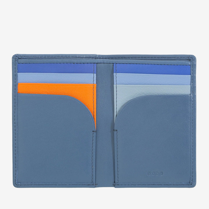 DUDU Portafoglio Uomo in Pelle Piccolo, Portafoglio Uomo Slim Compatto con Porta Carte di Credito, Porta Banconote Contanti, Zip Portamonete, con Protezione RFID