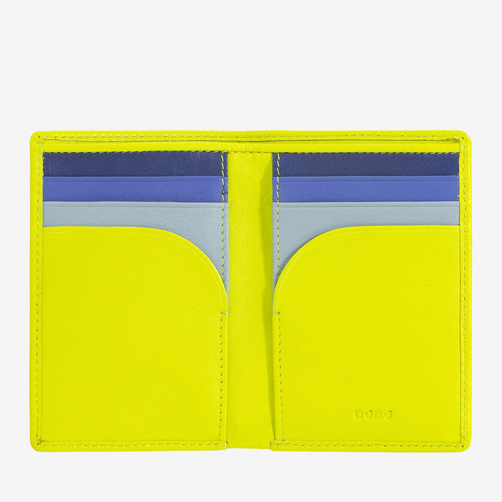 DUDU Portafoglio Uomo in Pelle Piccolo, Portafoglio Uomo Slim Compatto con Porta Carte di Credito, Porta Banconote Contanti, Zip Portamonete, con Protezione RFID