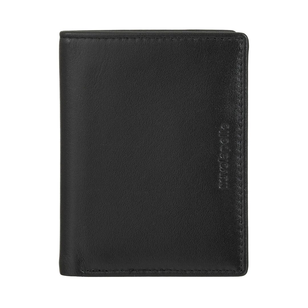 Nuvola Pelle Portafoglio Uomo in Pelle Piccolo, Portacarte Compatto, Porta Banconote, Portafoglio Tascabile Bifold, Design Slim