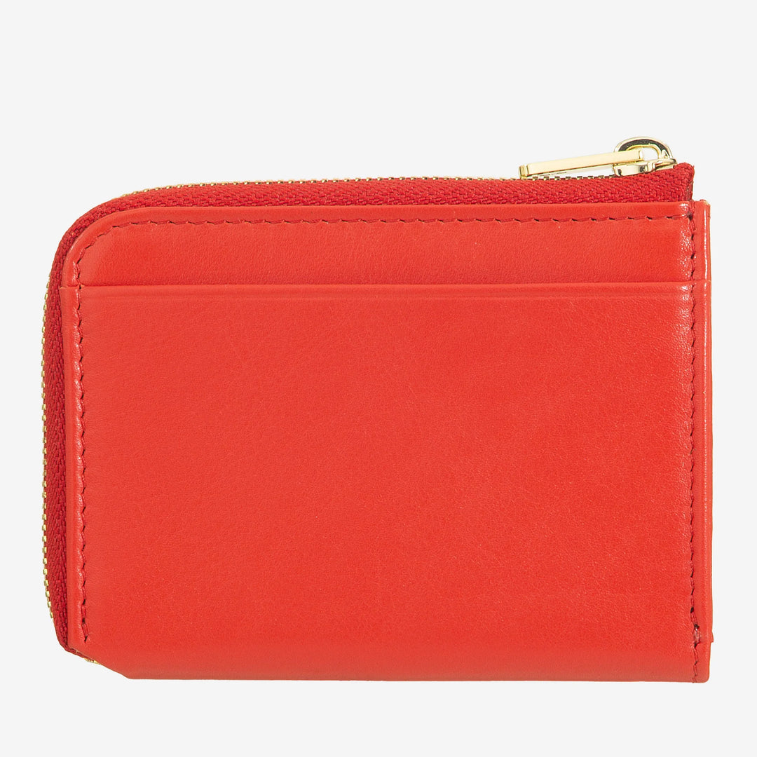 DUDU Portafoglio Uomo Piccolo con Zip, Portafoglio RFID in Pelle Colorato, Porta Carte di Credito, Design Compatto Tascabile