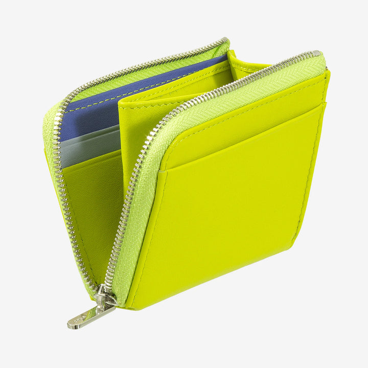 DUDU Portafoglio Uomo Piccolo con Zip, Portafoglio RFID in Pelle Colorato, Porta Carte di Credito, Design Compatto Tascabile